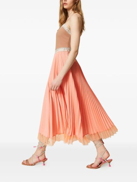 TWINSET x Myfo pleated dress - Orange - zdjęcie produktu nr 2