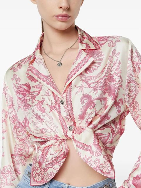 Versace Underwater Barocco shirt - Pink