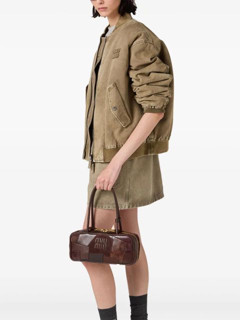 Miu Miu Beau patchwork tote bag - Brown