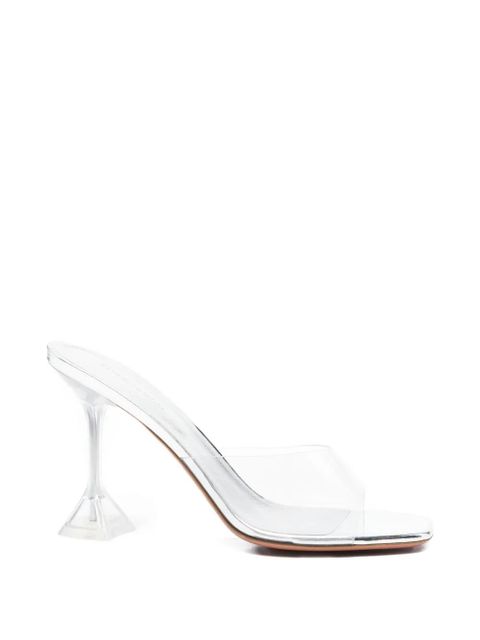 Amina Muaddi Lupita open-toe pumps - White - zdjęcie produktu nr 1