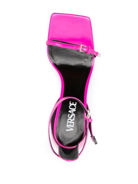 Versace Pin-Point 100mm buckle-strap sandals - Pink