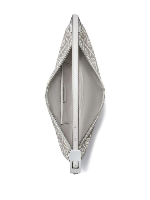 Tory Burch small Balloon monogram utility shoulder bag - Grey