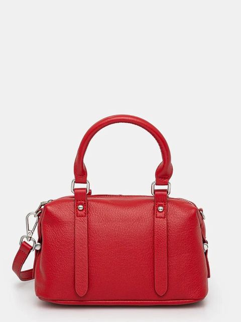 Answear.LAB torebka skórzana kolor czerwony - zdjęcie produktu nr 1