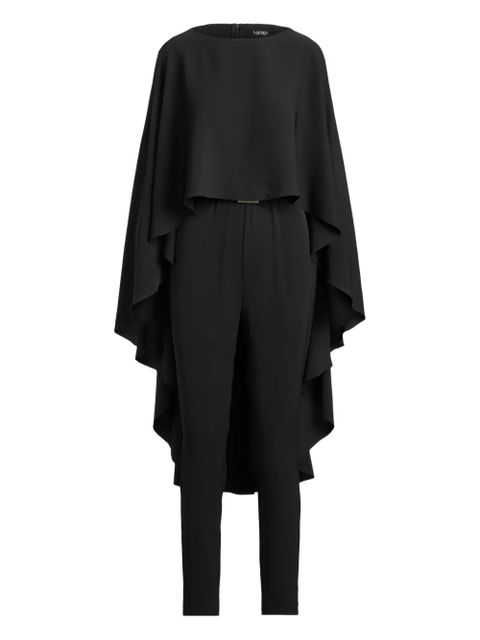 Lauren Ralph Lauren Georgette belted jumpsuit - Black - zdjęcie produktu nr 1