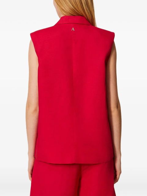 TWINSET single-breasted waistcoat - Red