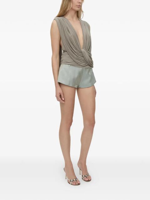 Christopher Esber Ripple drape top - Grey