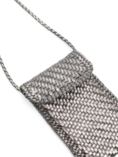 DRAGON DIFFUSION leather phone bag - Green