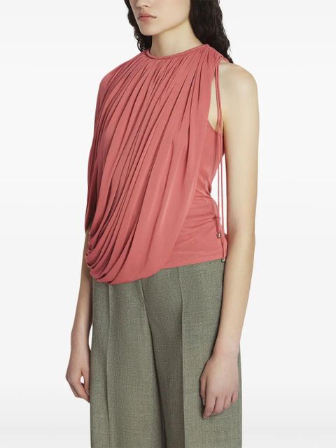 Lanvin draped jersey top - Pink