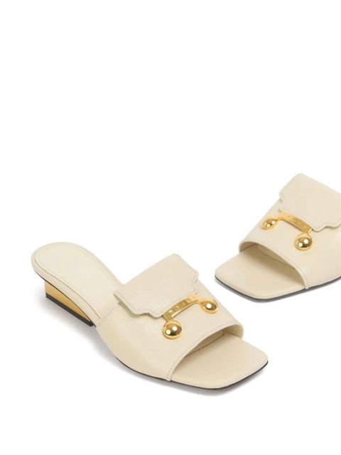 Marni leather sandals - Neutrals