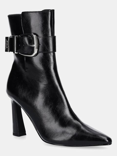 Steve Madden botki Stashed damskie kolor czarny na słupku 11004780 - zdjęcie produktu nr 1