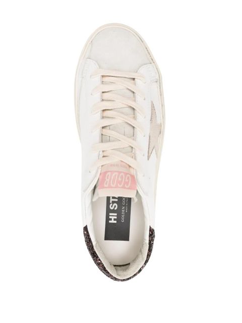 Golden Goose Hi Star platform sneakers - White