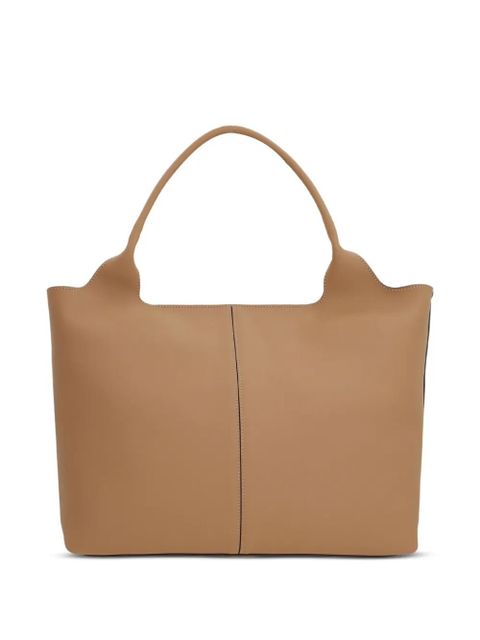 Tod's leather tote bag - Brown - zdjęcie produktu nr 2
