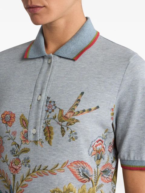 ETRO flora fauna-print mini dress - Grey