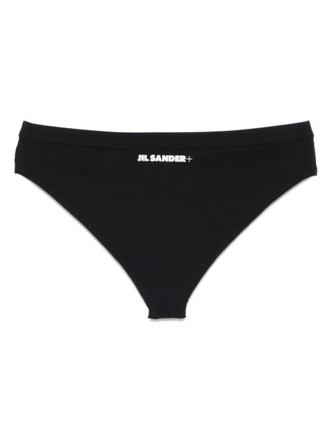 Jil Sander logo-print bikini bottoms - Black - zdjęcie produktu nr 2