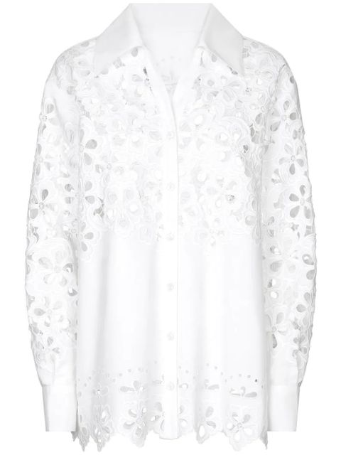 Dolce & Gabbana cut-out cotton shirt - White - zdjęcie produktu nr 1