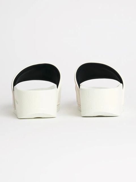 Karl Lagerfeld klapki KONDO MAXI damskie kolor biały na platformie KL80805A