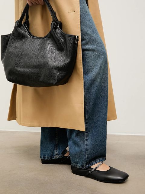 Answear.LAB baleriny skórzane kolor czarny - zdjęcie produktu nr 1