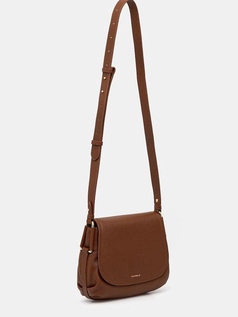 Coccinelle torebka skórzana REBEKKA kolor brązowy E1.T95.15.02.01 - zdjęcie produktu nr 2