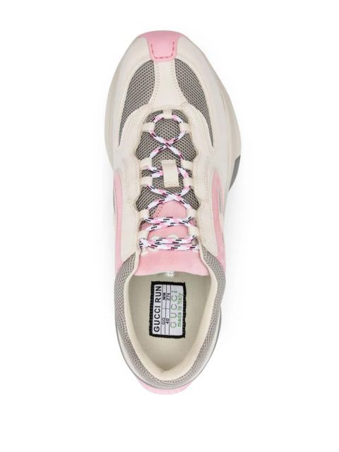 Gucci Run panelled sneakers - White