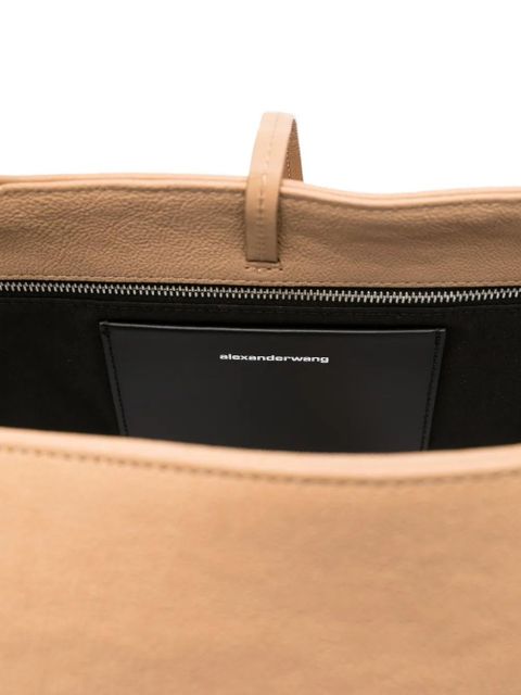 Alexander Wang embossed-logo tote bag - Neutrals