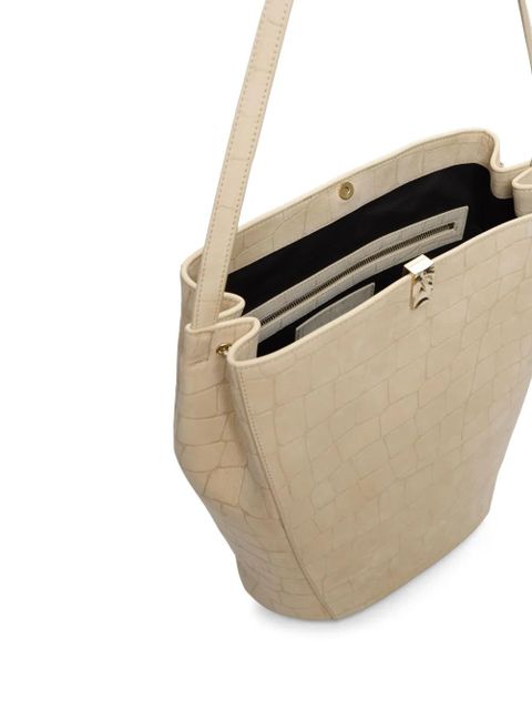 LouLou de Saison Audrey embossed shoulder bag - Neutrals - zdjęcie produktu nr 2