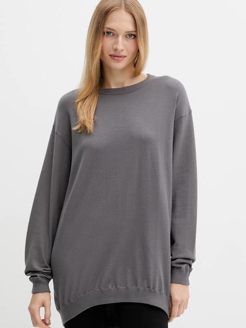 Silvian Heach sweter BENITEZ damski kolor szary GPA25553MA - zdjęcie produktu nr 1