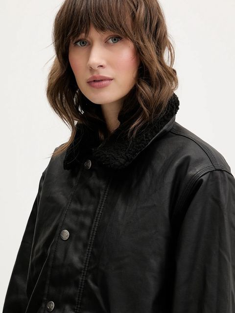 Dickies kurtka kolor czarny przejściowa oversize DK0A87OM - zdjęcie produktu nr 2