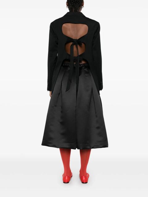 Simone Rocha open-back bow-detail blazer - Black - zdjęcie produktu nr 2