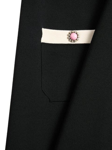 Valentino Garavani embroidered mini dress - Black