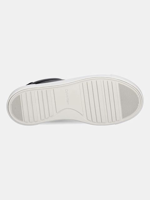 Calvin Klein sneakersy FF CUPSOLE LACE UP LTH damskie kolor czarny HW0HW02570