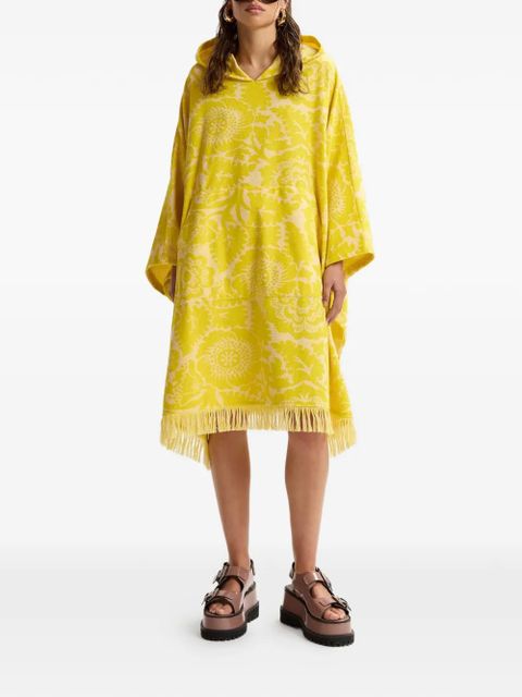 Essentiel Antwerp floral-jacquard fringed dress - Yellow - zdjęcie produktu nr 2