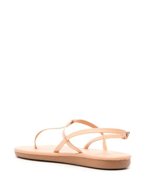 Ancient Greek Sandals Lito leather thong sandals - Orange