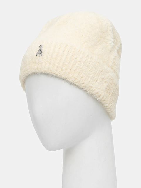 Patrizia Pepe czapka kolor beżowy 2F0117 K2UB - zdjęcie produktu nr 2