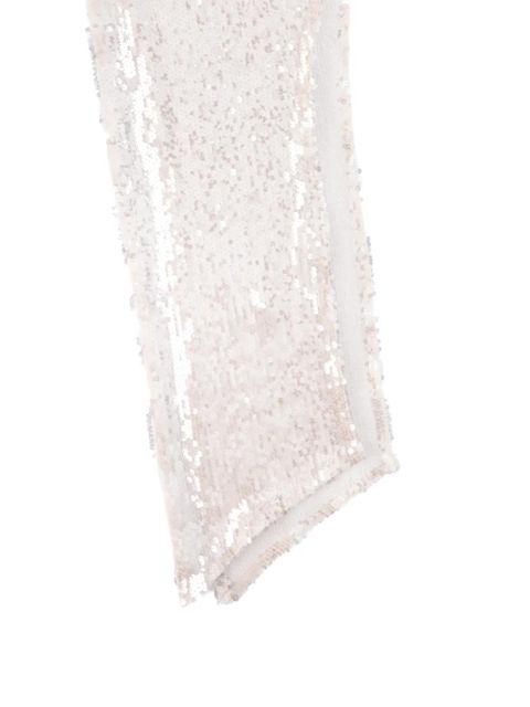 MANURÍ Pixie sequin-embellished headscarf - Neutrals - zdjęcie produktu nr 2