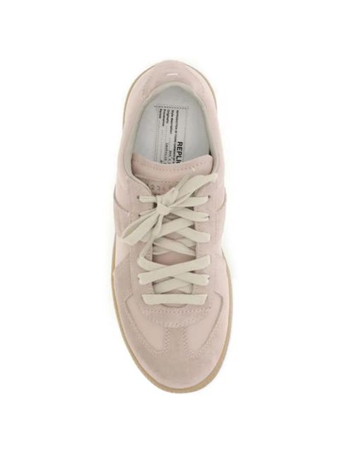 Maison Margiela Replica suede-panel sneakers - Pink