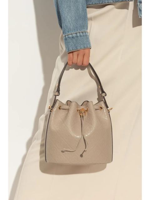 Tory Burch All-over-debossed logo bucket bag - Neutrals - zdjęcie produktu nr 2