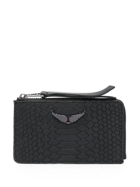 Zadig&Voltaire logo-plaque leather purse - Black - zdjęcie produktu nr 1