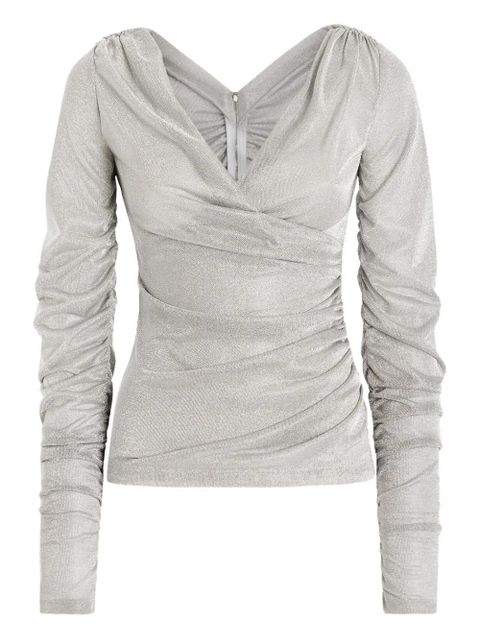 Dolce & Gabbana draped jersey top - Silver - zdjęcie produktu nr 1