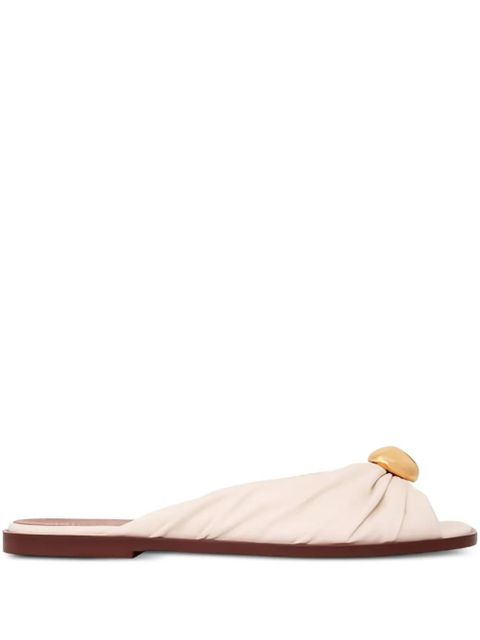 ZIMMERMANN knotted-detail slides - Neutrals - zdjęcie produktu nr 1