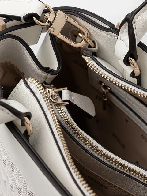 Guess torebka kolor biały HWJT86 81060