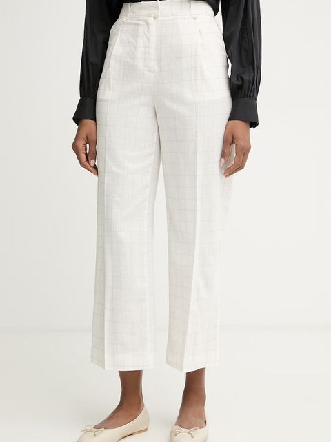 United Colors of Benetton spodnie damskie z lnem - zdjęcie produktu nr 2