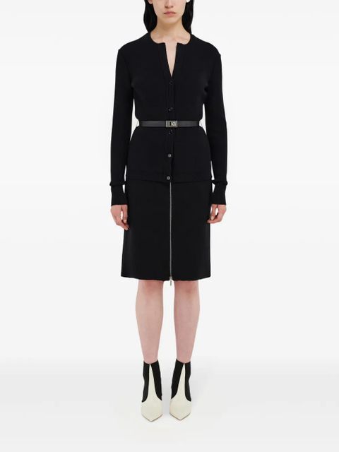Ferragamo belted cardigan - Black