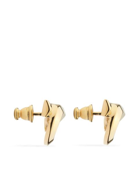 Ferragamo Gancini stud earrings - Gold