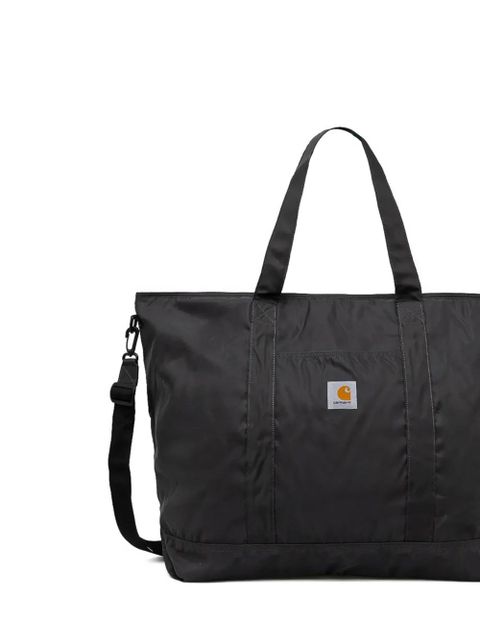 Carhartt WIP large logo-patch tote bag - Black