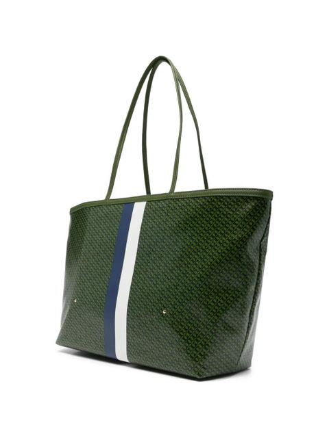 Tory Burch striped printed shoulder bag - Green