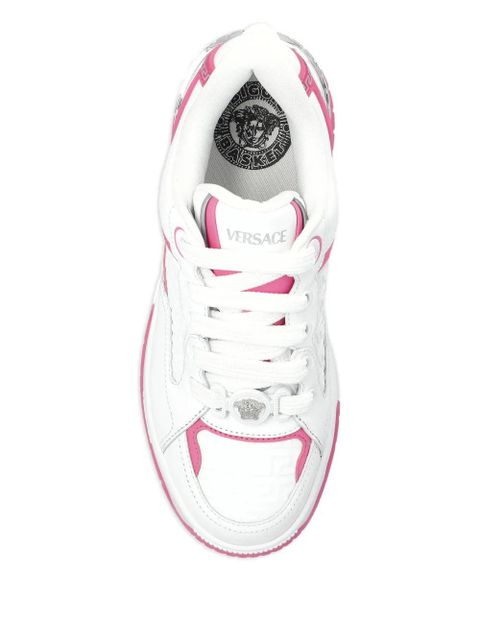 Versace leather sneakers - White