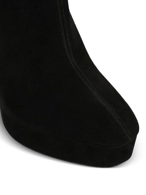 Aquazzura Martine suede boots - Black