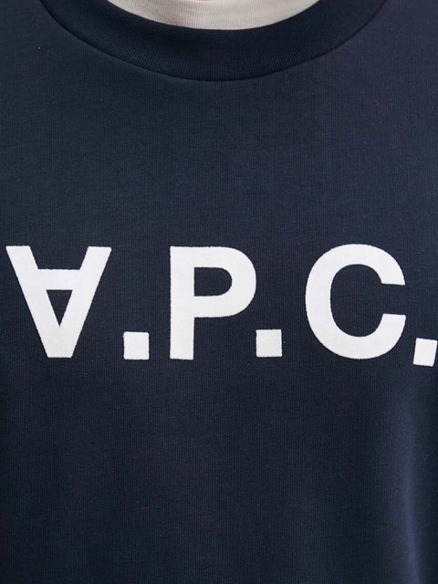 A.P.C. bluza bawełniana sweat standard grand vpc GOTS