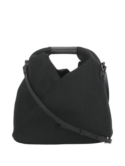 MM6 Maison Margiela contrast stitching tote bag - Black - zdjęcie produktu nr 2