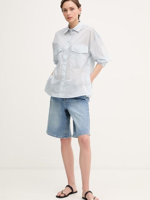 United Colors of Benetton koszula damska z bawełny - zdjęcie produktu nr 1